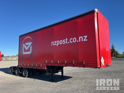 2018 Fruehauf 8.2 m Tri/A B-Double Lead Step Deck Curtain Side Trailer