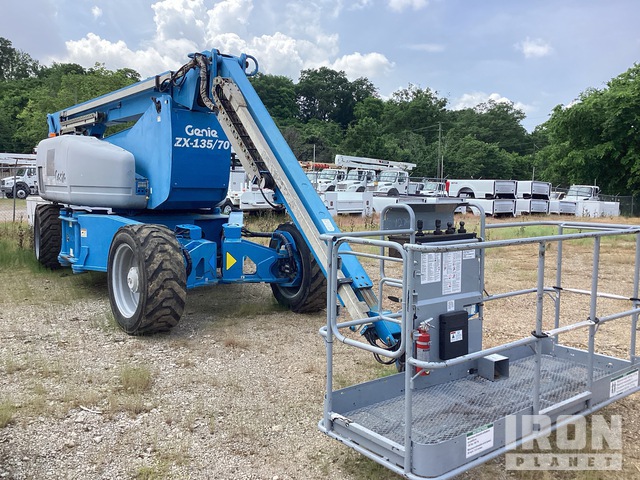 2014 Genie ZX-135/70 4WD Diesel Articulating Boom Lift in