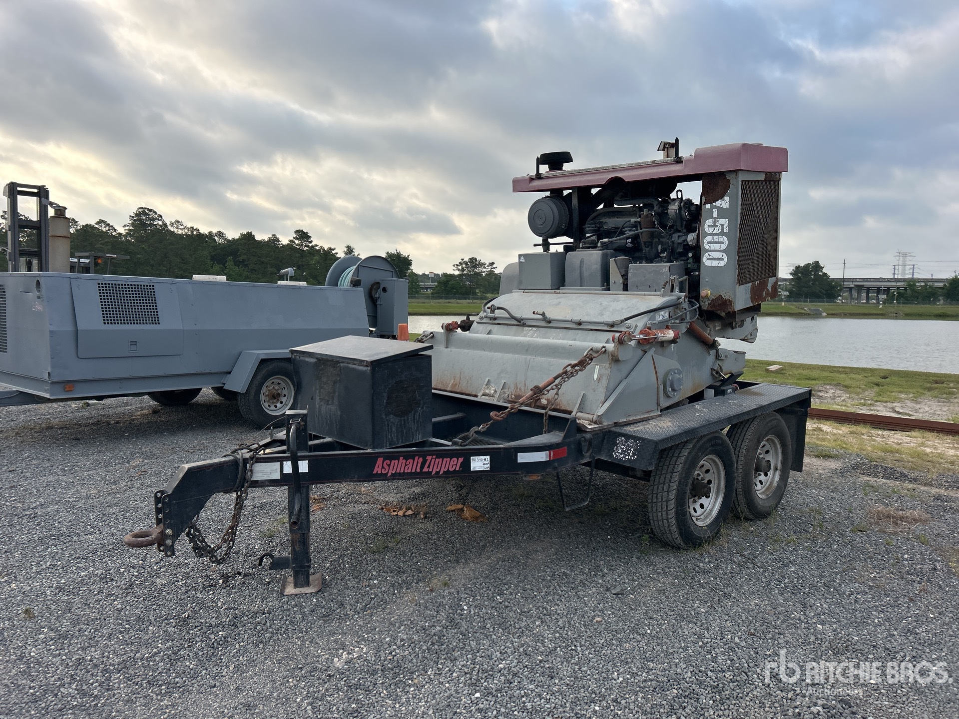 Asphalt Zipper 48 in Cold Planer Attachment