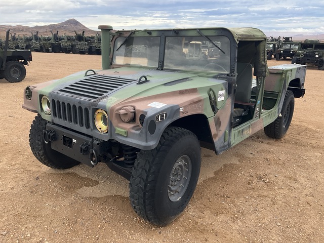2003 AM General M1097A2 HMMWV 2 Door Soft Top w/Truck Body