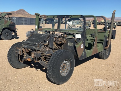 2008 AM General M1123 HMMWV 4 Door w/Truck Body