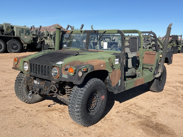 2002 AM General M1123 HMMWV 4 Door w/Truck Body