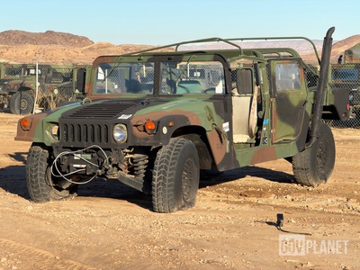 2002 AM General M1123 HMMWV 4 Door w/Truck Body