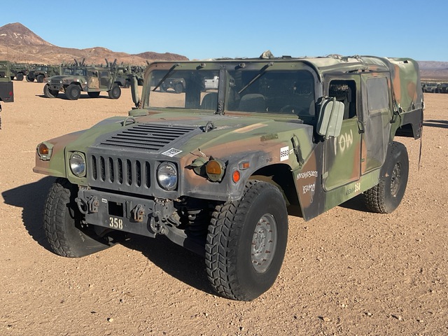1999 AM General M1123 HMMWV 4 Door Soft Top w/Truck Body 1999 AM General M1123 HMMWV 4 Door Soft Top w/Truck Body