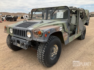 1999 AM General M1123 HMMWV 4 Door Soft Top w/Truck Body