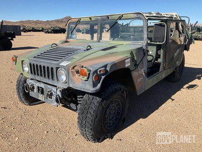 1999 AM General M1123 HMMWV 4 Door Soft Top w/Truck Body