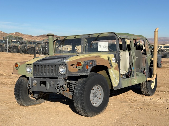 1999 AM General M1123 HMMWV 4 Door Soft Top w/Truck Body