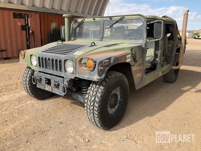 1999 AM General M1123 HMMWV 4 Door Soft Top w/Truck Body