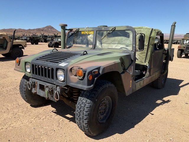 1999 AM General M1123 HMMWV 4 Door Soft Top w/Truck Body