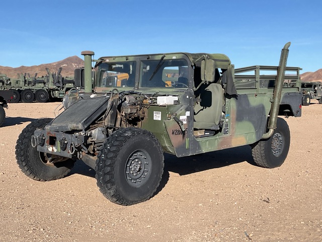 1998 AM General M1123 HMMWV 2 Door Soft Top w/Truck Body