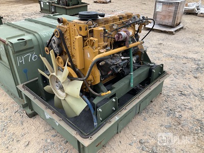 Cat 3126 Turbo Diesel Engine w/Container