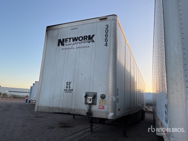 2012 Wanco/Wabash 53 ft x 102 in T/A Van Trailer | Ritchie Bros ...
