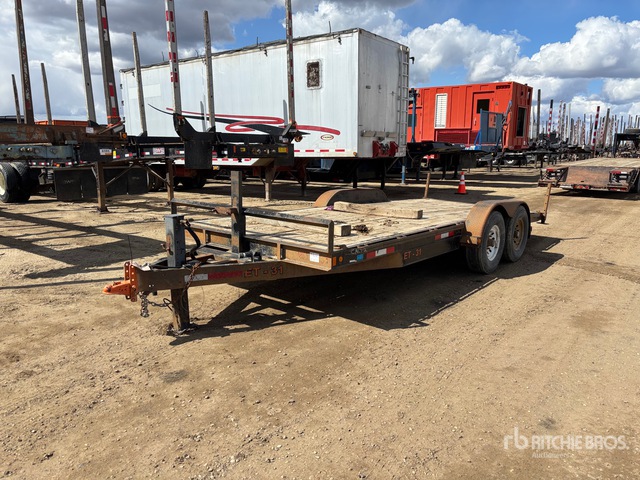 2009 Conqur EQ147-18 18 ft T/A Flatbed Trailer | Ritchie Bros. Auctioneers
