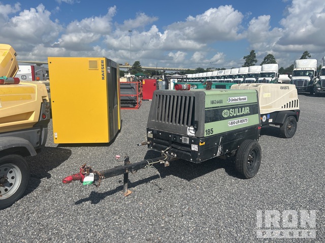 2017 Sullair 185D DPQ-KU4F 185 cfm Mobile Air Compressor in Humble ...