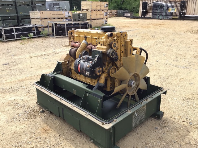 Cat 3126 Turbo Diesel Engine w/Container