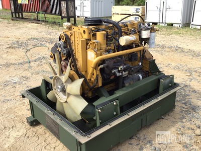 Cat 3126 Turbo Diesel Engine w/Container