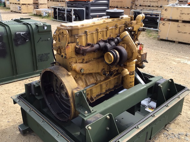 Cat 3126 Turbo Diesel Engine w/Container