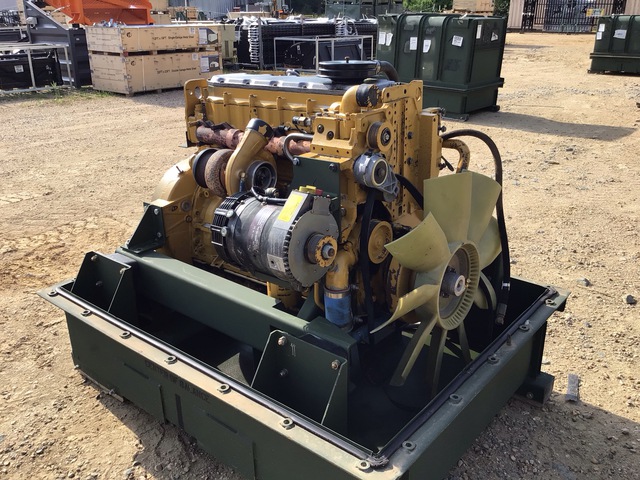 Cat 3126 Turbo Diesel Engine w/Container