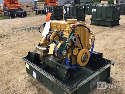 Cat 3126B Turbo Diesel Engine w/Container