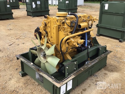 Cat 3126 Turbo Diesel Engine w/Container