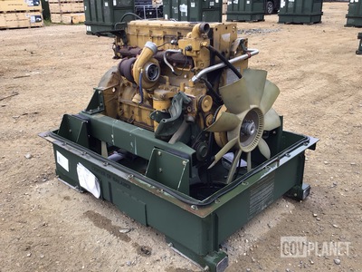 Cat 3126 Turbo Diesel Engine w/Container