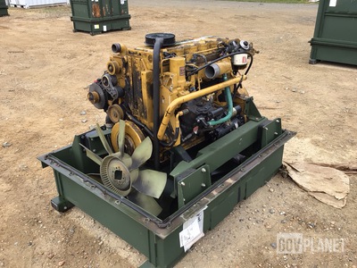 Cat 3126 Turbo Diesel Engine w/Container
