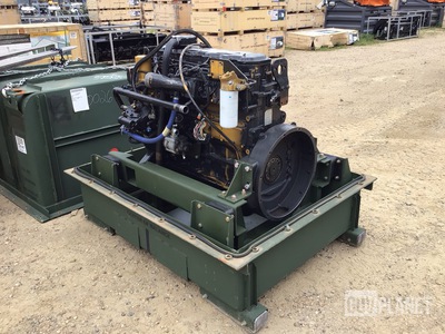 Cat 3126 Turbo Diesel Engine w/Container