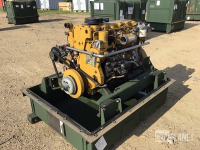 Cat 3126 Turbo Diesel Engine w/Container