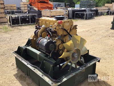 Cat 3126 Turbo Diesel Engine w/Container