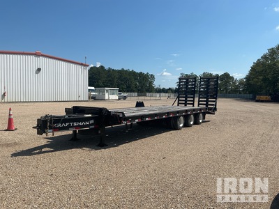 2021 Kraftsman HP50 52500 lb 30 ft Tri/A Equipment Trailer