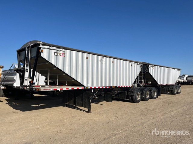2019 Doepker 62A 28 ft Tri/A Super B-Train Lead Belly Dump Grain ...