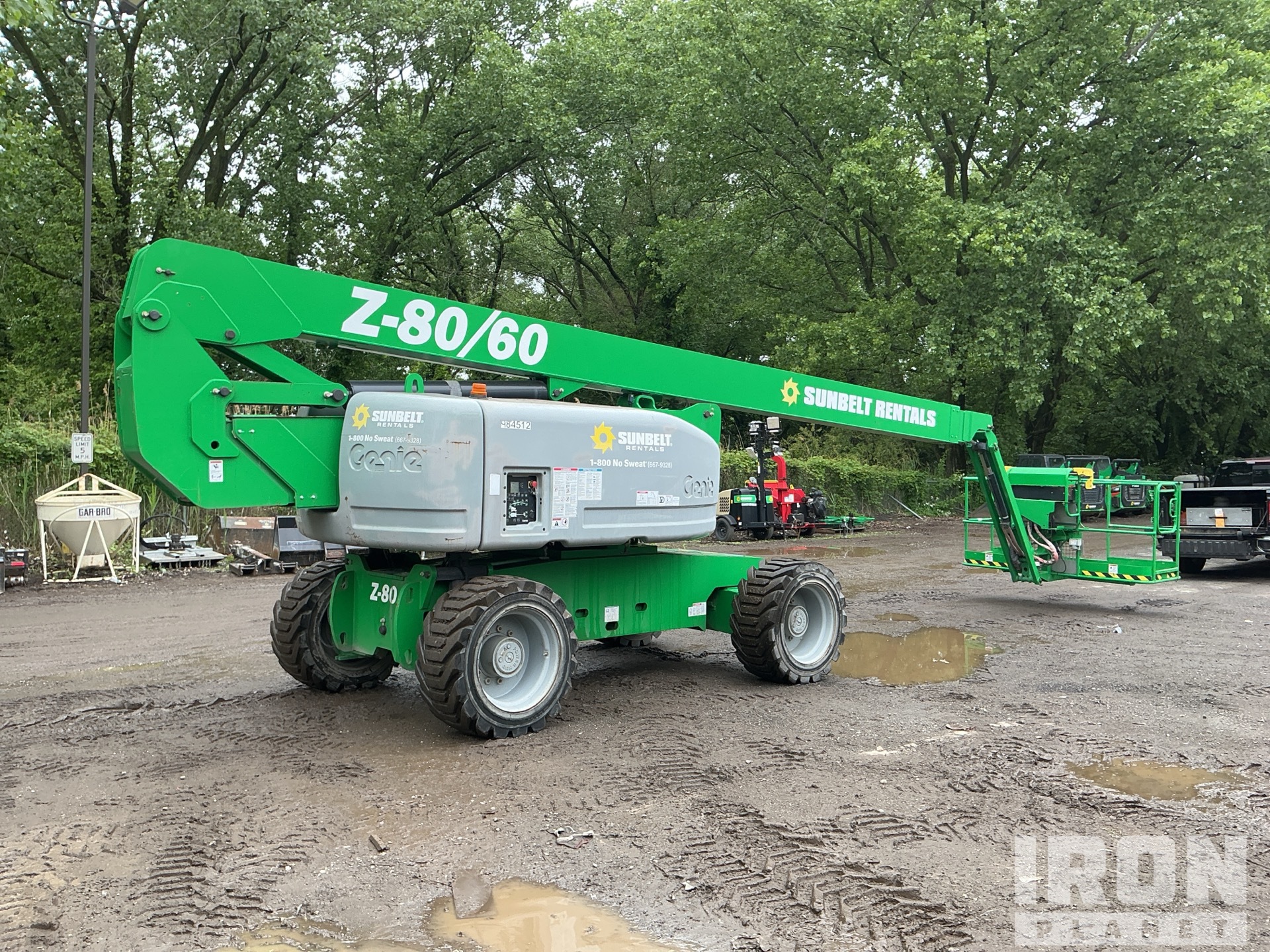 2017 Genie Z-80/60 4WD Diesel Articulating Boom Lift in