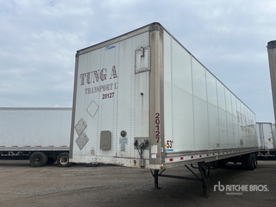 2013 Stoughton ZGPVW-535T-A-C-AR 53 ft x 102 in T/A Remolque de furgoneta