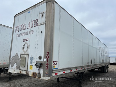 2014 Stoughton ZGPVW-535T-A-C-AR 53 ft x 102 in T/A Remolque de furgoneta