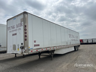 2012 Stoughton ZGPVW-535T-S-C-AR 53 ft x 102 in T/A Van Trailer