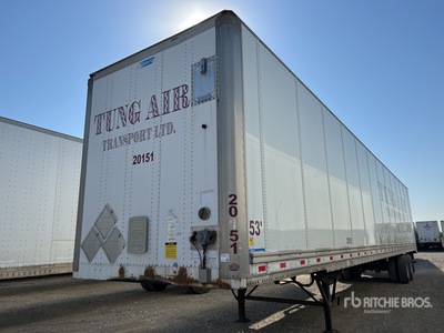 2014 Stoughton ZGPVW-535T-A-C-AR 53 ft x 102 in T/A Remolque de furgoneta