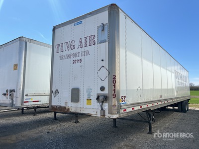 2013 Stoughton ZGPVW-535T-A-C-AR 53 ft x 102 in T/A Remolque de furgoneta