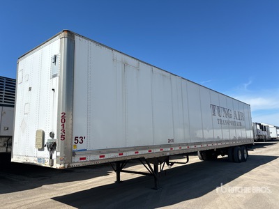 2014 Stoughton ZGPVW-535T-A-C-AR 53 ft x 102 in T/A Van Trailer