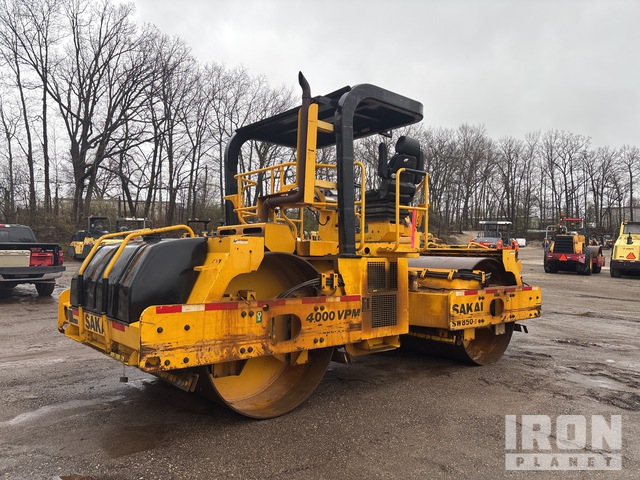2009 Sakai SW850-II Double Drum Roller in Lannon, Wisconsin