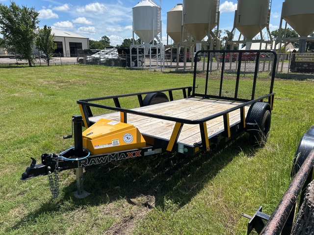 2024 RawMaxx UTX1283BP3.5K 12 ft S/A Utility Trailer