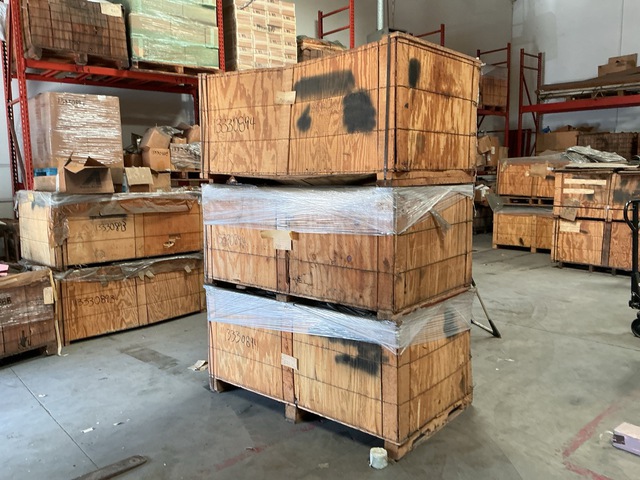 Quantity of (3) Crates of Decontaminating Apparatus Brackets (Unused)