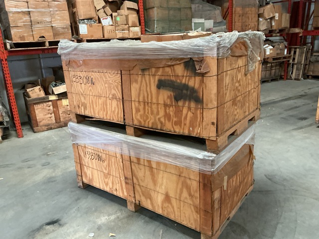 Quantity of (2) Crates of Decontaminating Apparatus Canister Brackets (Unused)
