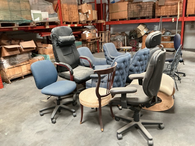 Quantity of (15) Chairs & Stools