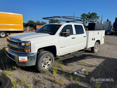 2019 Chevrolet Silverado 2500 HD 4x4 Crew Cab Pickup (Inoperable)