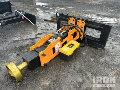 2025 GIYI 680 Skid Steer Post Driver (Unused)