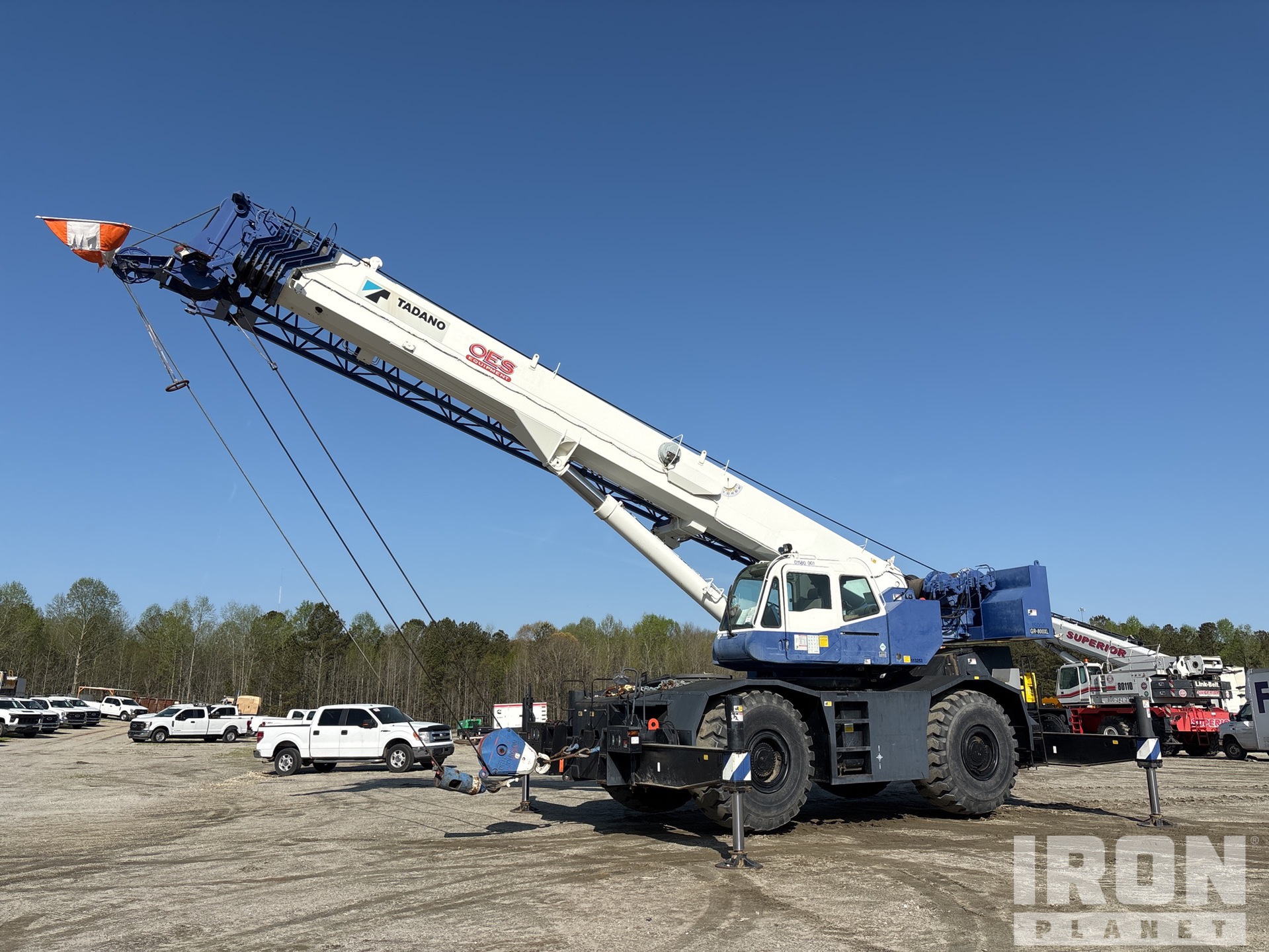 2007 Tadano GR-800XL 80 ton 4x4 Rough Terrain Crane in Newnan