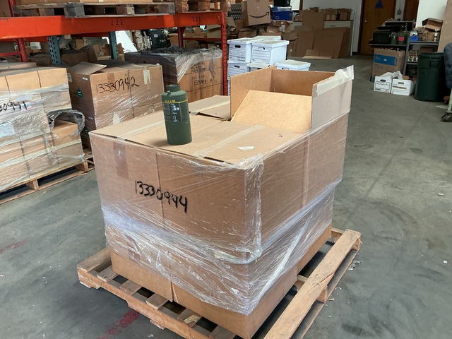 Quantity of (8) Boxes of Decontaminating Apparatus Containers (Unused)