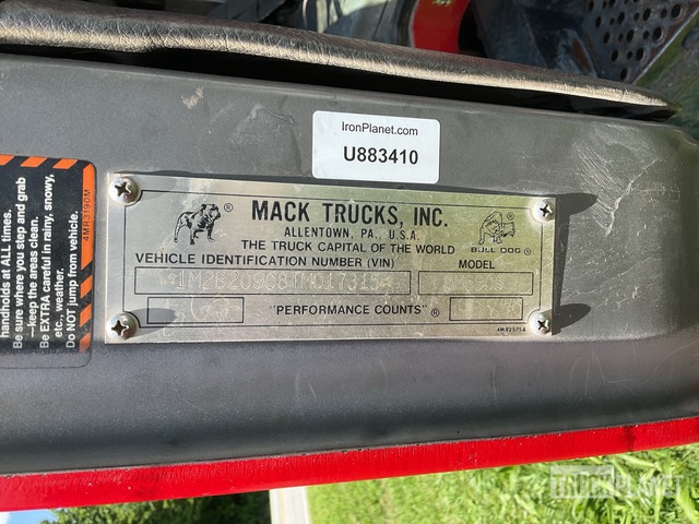 CAMIóN REVOLVEDOR 1996 MACK