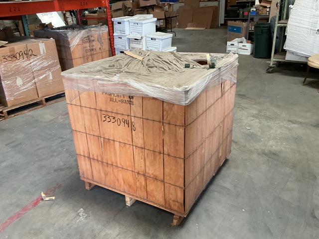 Quantity of (1) Crates of Decontaminating Apparatus Brackets w/ Straps (Unused)