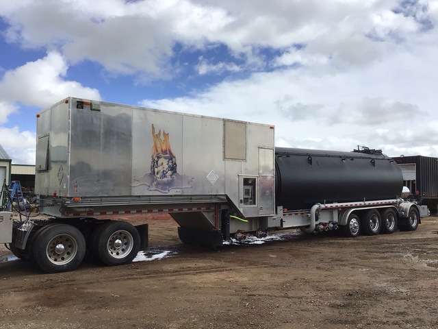 2011 Heatec 38000000 BTU Quad/A Frac Water Heater Oilfield Trailer
